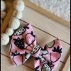 Summer-Pink & Black Strawberry Headband