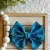 Designer Turquoise Butterfly Headband