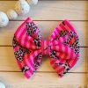 Leopard Pink Dog Hair clip