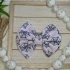 Halloween Lavender Spider Web Hair clip